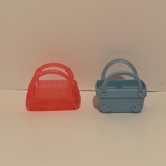 👜 LOT OF 2 LPS LITTLEST PET SHOP BAG CARRIER TOY ACCESSORIES COLLECTIBLES 👜 - Picture 3 of 6
